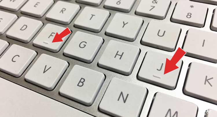 इस वजह से उभरी होती हैं की-बोर्ड की F औरJ Keys इस वजह से उभरी होती हैं की-बोर्ड की F औरJ Keys