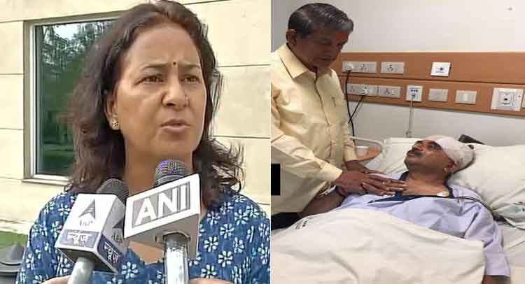 BJP सांसद ICU में भर्ती, पत्नी ने कहा- लाठी और पत्थरों से मारा गया BJP सांसद ICU में भर्ती, पत्नी ने कहा- लाठी और पत्थरों से मारा गया