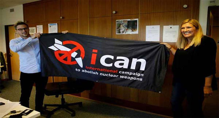 एंटी न्यूक्लियर अभियान के लिए ICAN को मिला नोबेल शांति पुरस्कार एंटी न्यूक्लियर अभियान के लिए ICAN को मिला नोबेल शांति पुरस्कार