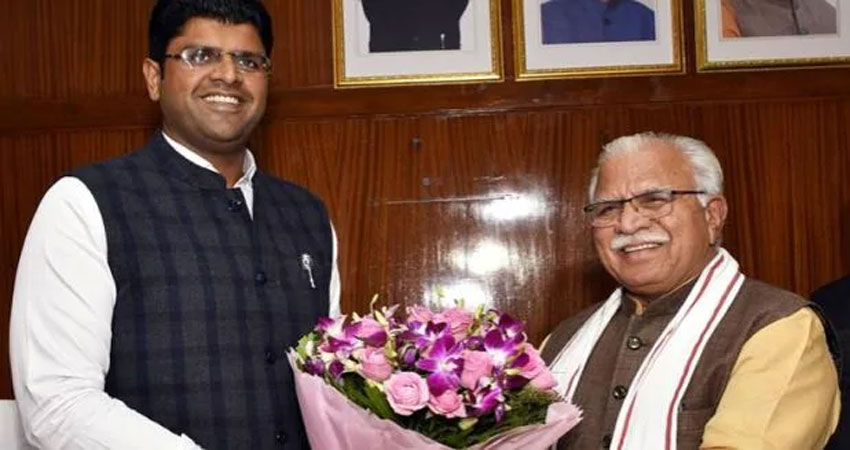 हरियाणा में मंत्रिमंडल विस्तार पर सस्पेंस जारी, दुष्यंत ने मांगा वित्त और गृह मंत्रालय हरियाणा में मंत्रिमंडल विस्तार पर सस्पेंस जारी, दुष्यंत ने मांगा वित्त और गृह मंत्रालय