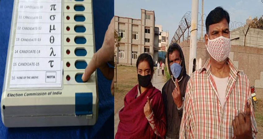 MCD Bypolls: नगर निगम की 5 सीटों पर मतदान, 2 बजे तक 27.52 फीसदी वोटिंग MCD Bypolls: नगर निगम की 5 सीटों पर मतदान, 2 बजे तक 27.52 फीसदी वोटिंग