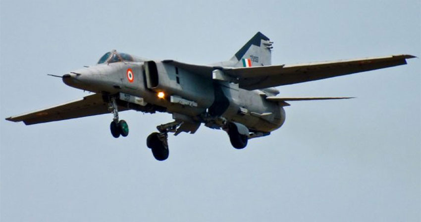विदा हो गया कारगिल का योद्धा ''MIG-27'', जोधपुर में भरी अंतिम उड़ान विदा हो गया कारगिल का योद्धा ''MIG-27'', जोधपुर में भरी अंतिम उड़ान