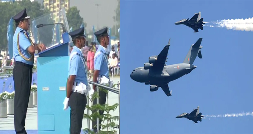 #AirForceDay: बालाकोट के ''हीरो'' ने हिंडन में भरी हुंकार, अपाचे-चिनूक ने दिखाया दम #AirForceDay: बालाकोट के ''हीरो'' ने हिंडन में भरी हुंकार, अपाचे-चिनूक ने दिखाया दम
