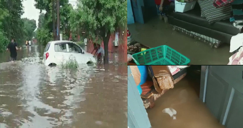 हरियाणा : मॉनसून की NCR में एंट्री, सड़कों और घरों में घुसा पानी हरियाणा : मॉनसून की NCR में एंट्री, सड़कों और घरों में घुसा पानी