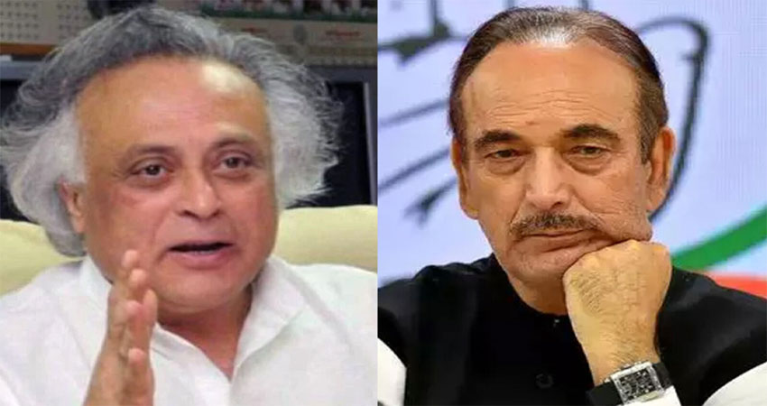 आजाद को पद्म भूषण पर कांग्रेस दो फाड़ः ‘जी23’ के कई नेताओं ने बधाई दी, रमेश ने तंज कसा आजाद को पद्म भूषण पर कांग्रेस दो फाड़ः ‘जी23’ के कई नेताओं ने बधाई दी, रमेश ने तंज कसा