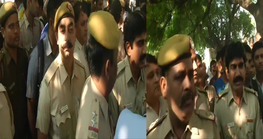 कमिश्नर के भरोसे के बाद नाराज पुलिसकर्मियों ने खत्म किया धरना कमिश्नर के भरोसे के बाद नाराज पुलिसकर्मियों ने खत्म किया धरना