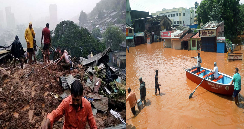 देश में कई इलाकों में भारी बारिश से तबाही, बाढ़ और लैंडस्लाइड से कई की मौत देश में कई इलाकों में भारी बारिश से तबाही, बाढ़ और लैंडस्लाइड से कई की मौत
