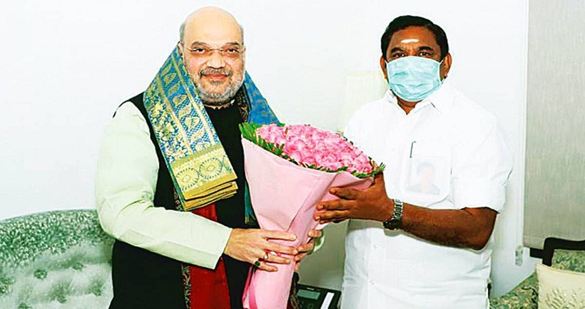 दिल्ली में तमिलनाडु CM पलानीस्वामी, चुनावों में BJP संग गठबंधन और शशिकला को लेकर चर्चा संभव दिल्ली में तमिलनाडु CM पलानीस्वामी, चुनावों में BJP संग गठबंधन और शशिकला को लेकर चर्चा संभव
