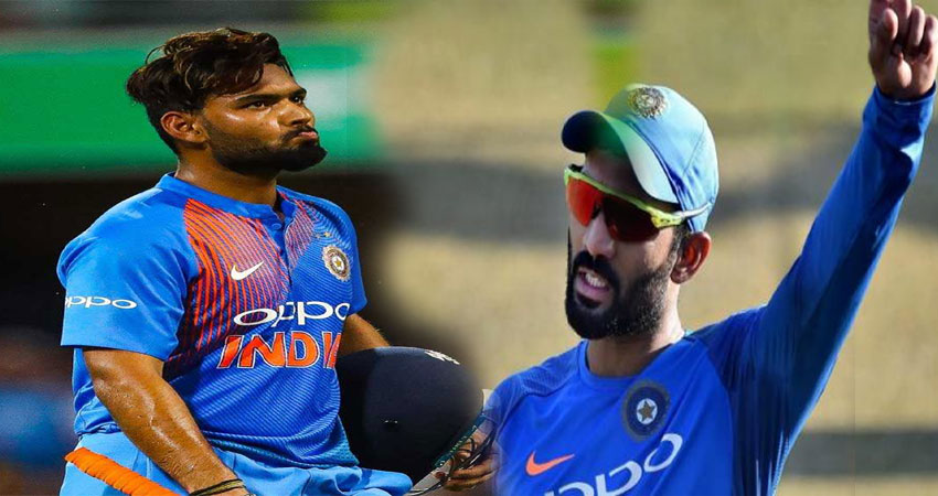 पंत की जगह कार्तिक के सलेक्शन पर उठे सवाल, चयनकर्ताओं ने बताई ये बड़ी वजह पंत की जगह कार्तिक के सलेक्शन पर उठे सवाल, चयनकर्ताओं ने बताई ये बड़ी वजह