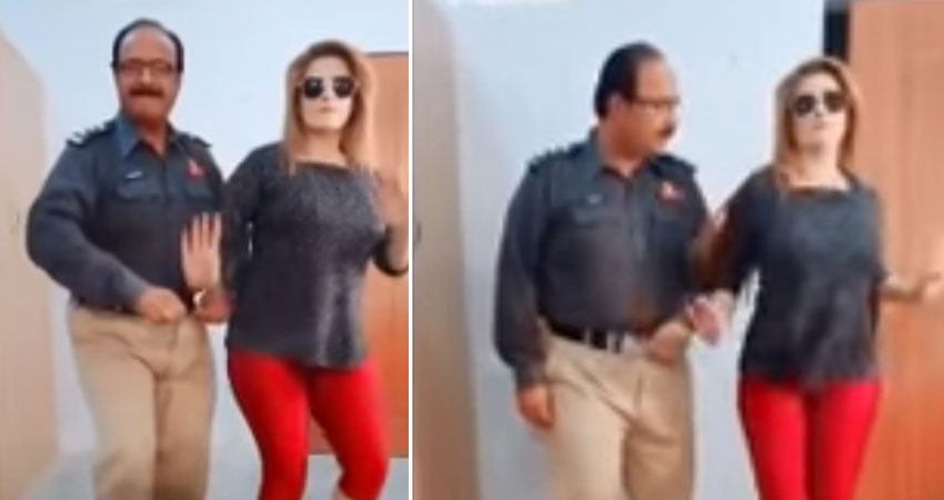 गोविंदा के गाने पर इस पाकिस्तानी पुलिस ने महिला के साथ लगाए ठुमके, Video हुआ वायरल गोविंदा के गाने पर इस पाकिस्तानी पुलिस ने महिला के साथ लगाए ठुमके, Video हुआ वायरल