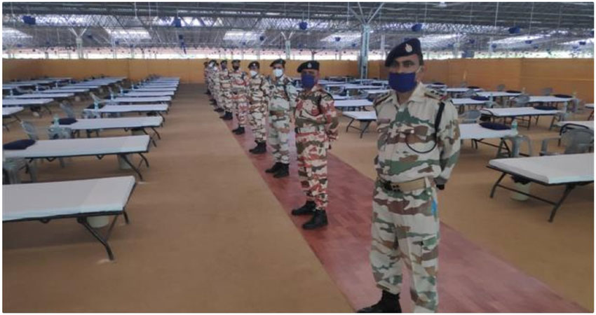 दिल्ली का सबसे बड़ा कोविड-19 देखभाल केंद्र तैयार, ITBP ने जिम्मा संभाला दिल्ली का सबसे बड़ा कोविड-19 देखभाल केंद्र तैयार, ITBP ने जिम्मा संभाला