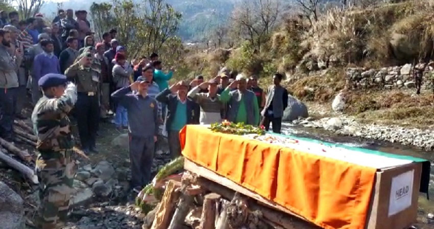 हिमाचल का जवान शहीद, सैन्य प्रशिक्षण के दौरान हुआ हादसा हिमाचल का जवान शहीद, सैन्य प्रशिक्षण के दौरान हुआ हादसा