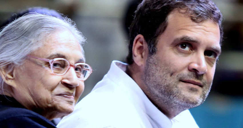 शीला दीक्षित को राहुल और मनमोहन ने कुछ इस तरह से किया याद शीला दीक्षित को राहुल और मनमोहन ने कुछ इस तरह से किया याद