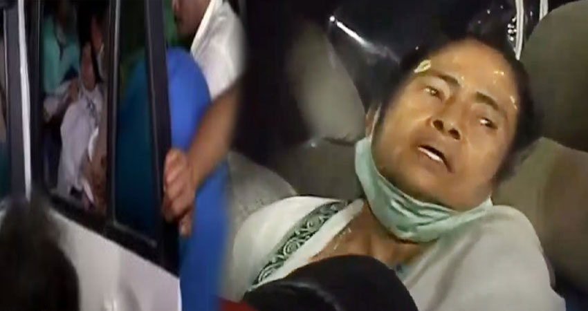 ग्रीन कॉरिडोर के जरिए कोलकाता लाईं गईं घायल ममता बनर्जी ग्रीन कॉरिडोर के जरिए कोलकाता लाईं गईं घायल ममता बनर्जी