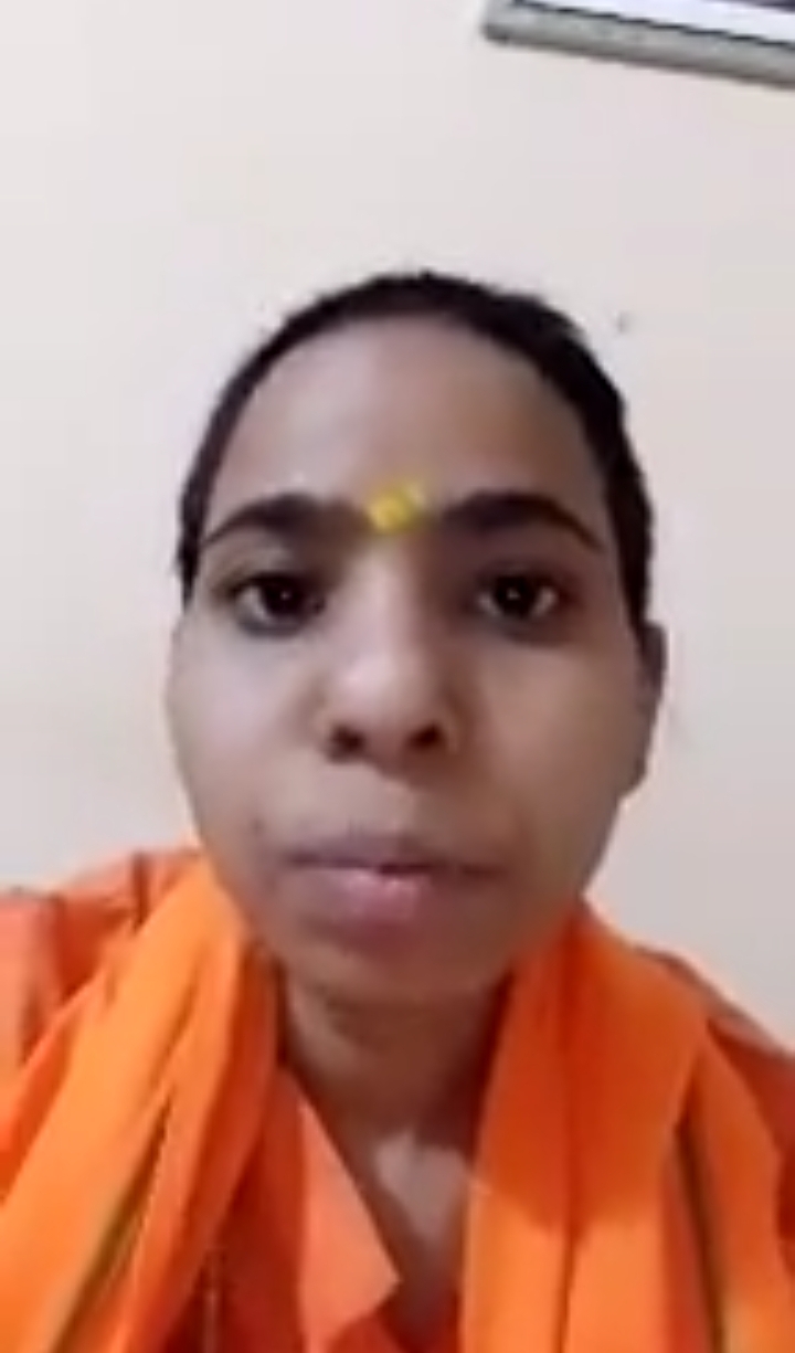 गुमशुदा युवती बनी साध्वी,वीडियो वायरल कर जताई हत्या की आशंका गुमशुदा युवती बनी साध्वी,वीडियो वायरल कर जताई हत्या की आशंका
