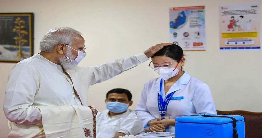 WHO ने 100 करोड़ डोज लगने पर कहा- Thank You India, PM मोदी को दी बधाई WHO ने 100 करोड़ डोज लगने पर कहा- Thank You India, PM मोदी को दी बधाई