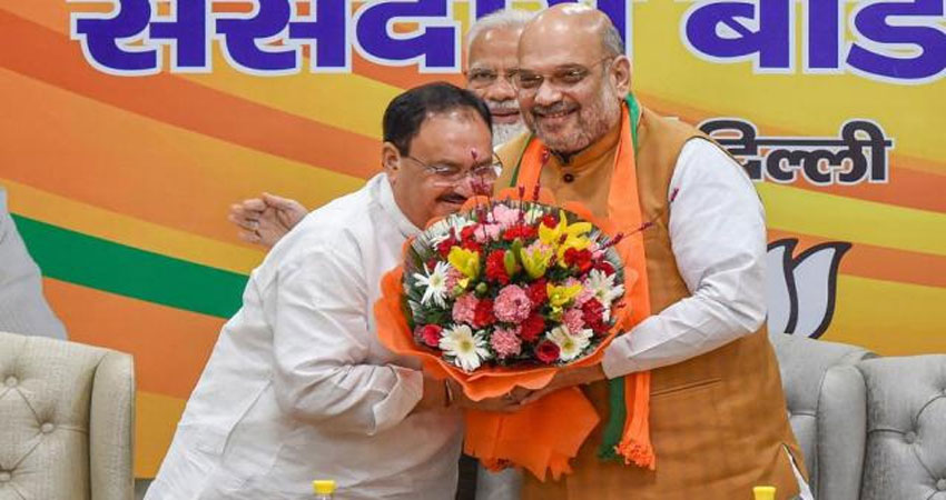अमित शाह के उत्तराधिकारी के तौर पर सोमवार को सौंपे जाएंगे जेपी नड्डा को कमान! अमित शाह के उत्तराधिकारी के तौर पर सोमवार को सौंपे जाएंगे जेपी नड्डा को कमान!
