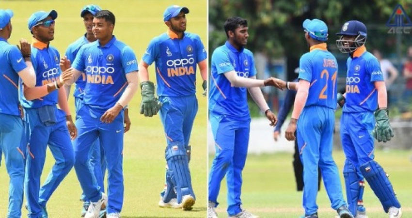 भारत अंडर 19 टीम को अफगानिस्तान ने तीन विकेट से हराया भारत अंडर 19 टीम को अफगानिस्तान ने तीन विकेट से हराया